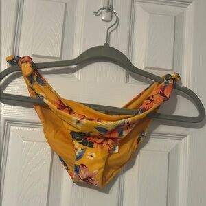 Yellow Floral Bikini Bottoms
